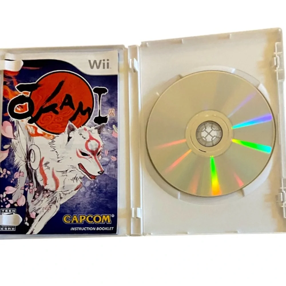 Okami (Nintendo Wii, 2008) Complete *TESTED* CIB